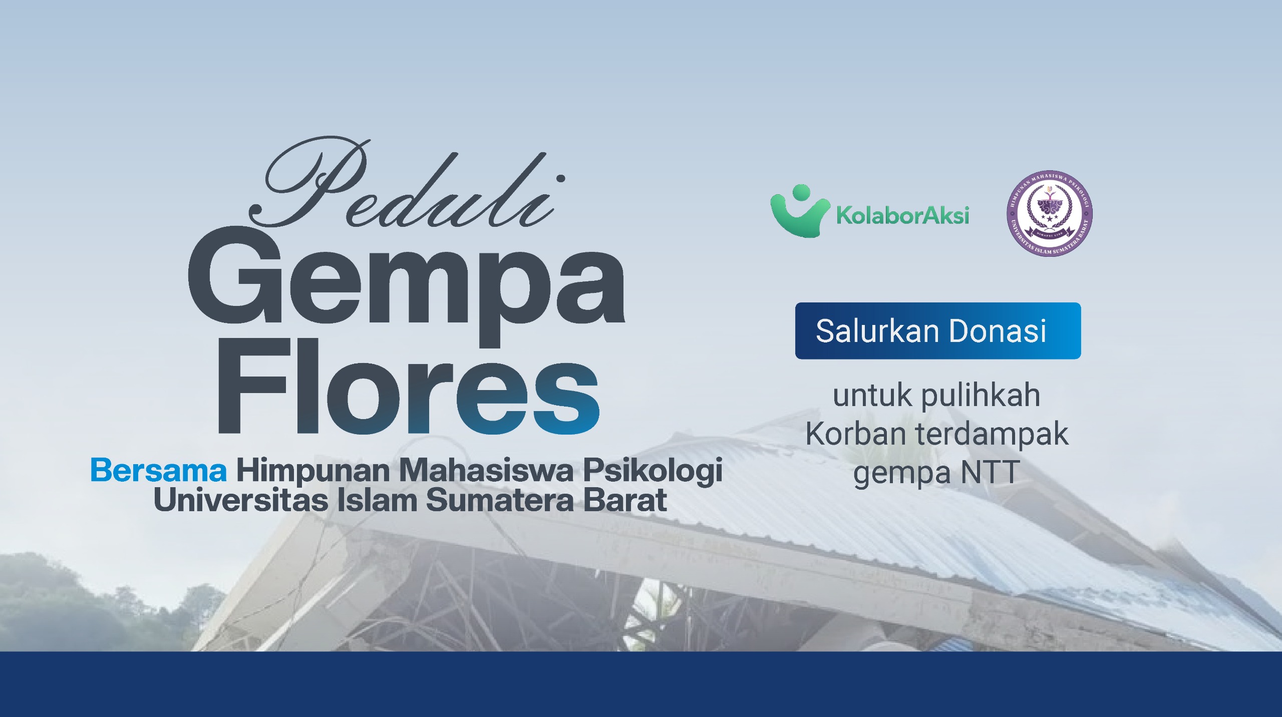 Peduli Gempa NTT Bersama Psikologi UISBA